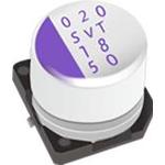 Panasonic Industry-2R5SVT1500M Capacitor Aluminum Polymer Cap Aluminum Polymer 1500uF 2.5VDC 20%( 8 X 11.9mm) SMD 0.01 Ohm 1.62A 2000h 125°C T/R