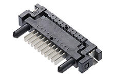 2014520102 - 1.25mm Pitch SlimStack Floating Board-to-Board Plug Assembly, Surface Mount, Right-Angle, 4.20mm Stacking Height, 17.70mm Width, 10 Circuits