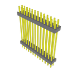 Samtec-ZW-13-14-G-D-1000-110 Connector Headers and PCB Receptacles Conn Board Stacker HDR 26 POS 2.54mm Solder ST Top Entry Thru-Hole Bulk Samtec-ZW-13-14-G-D-1000-110 Connector Headers and PCB Receptacles Conn Board Stacker HDR 26 POS 2.54mm Solder ST Top Entry Thru-Hole Bulk
