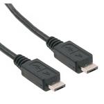CnC Tech, LLC-102-1061-BL-00050 Cable Assembly USB Cable Assembly USB 0.5m Micro USB Type A to Micro USB Type A 5 to 5 POS M-M