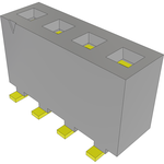 Samtec-FHP-04-02-H-S-LC-TR Connector Headers and PCB Receptacles Conn Socket Strip SKT 4 POS 3.96mm Solder ST Top Entry SMD T/R