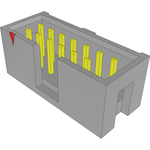 Samtec-TSS-107-01-L-D-13 Connector Headers and PCB Receptacles Conn Shrouded Header HDR 14 POS 2.54mm Solder ST Top Entry Thru-Hole Bulk