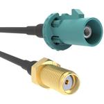 Amphenol-095Z820-160M100 Cable Assembly Coaxial Cable Assembly Coaxial 1m FAKRA to SMA F-PL Amphenol-095Z820-160M100 Cable Assembly Coaxial Cable Assembly Coaxial 1m FAKRA to SMA F-PL