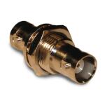 Amphenol RF-112437 Connector RF Conn BNC Adapter 0Hz to 4GHz 50Ohm ST Panel Mount F/F Gold