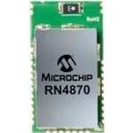 Microchip Technology-RN4870-V/RM118 Bluetooth Bluetooth v5.0 (BLE) SMART SOC Class II IoT 0.01Mbps 3.3V 33-Pin Tray