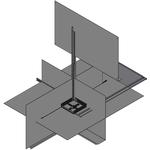 Hammond Manufacturing-1418ZX36  Steel Wall Mount Two Door Freestanding Enclosure