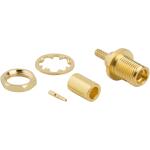 Amphenol RF-262120 Connector RF Conn MMCX 0Hz to 6GHz 50Ohm Crimp ST Panel Mount F Gold