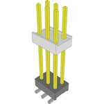 Samtec-HW-03-12-F-D-700-SM-A Connector Headers and PCB Receptacles Conn Board Stacker HDR 6 POS 2.54mm Solder ST Top Entry SMD Layer