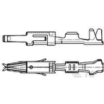 TE Connectivity-963711-2 Connector Contact Contact SKT Crimp ST Cable Mount 17-20AWG Loose