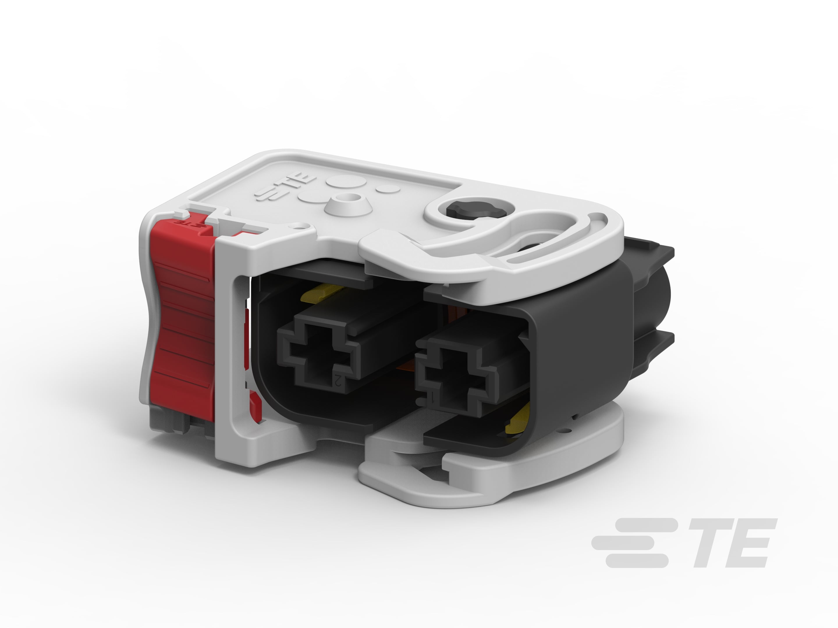 RCPT HSG ASSY, 8MM, 2 INSULATED WAY, CPA-1801655-1