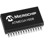 Microchip Technology-ATMEGA1608-XFR Microcontrollers - MCUs MCU 8-bit AVR RISC 16KB Flash 3.3V/5V 28-Pin SSOP T/R