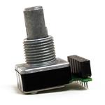 Grayhill-62SG22-L5-020C Optical Encoders Optical Encoder Rotary Incremental Flat 0.012N.m Straight Digital Square Wave Panel Mount Connector 4CPR