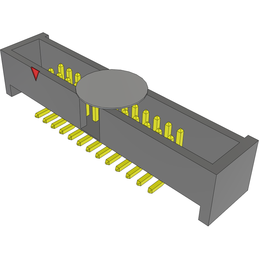 Samtec-ESHF-113-01-L-D-SM-K-TR Connector Headers and PCB Receptacles Conn Shrouded Header (4 Sides) HDR 26 POS 1.27mm Solder ST Top Entry SMD T/R