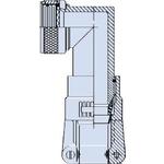 Glenair-M85049/76-14N04 Backshells Environmental Backshell 90° 14 Shell Size Electroless Nickel Aluminum