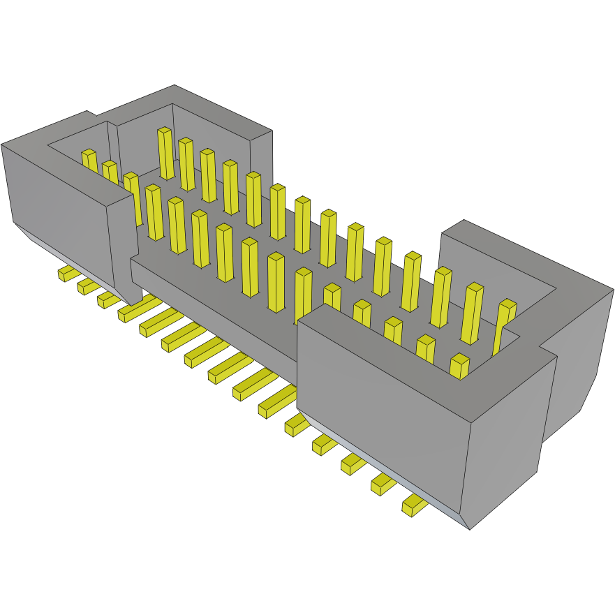 Samtec-BKT-129-02-F-V-S-A Connector Headers and PCB Receptacles Conn Shrouded Header HDR 29 POS 1mm Solder ST SMD Tube