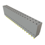 Samtec-ESQ-118-37-G-D Connector Headers and PCB Receptacles Conn Elevated Socket SKT 36 POS 2.54mm Solder ST Top Entry Thru-Hole Tube