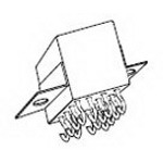 TE Connectivity-FCA-410-CY4 Power Relays Electromechanical power Relay 28VDC 290Ohm 10A 4PDT(43.64x26.04x25.65)mm Flange Military power Relay