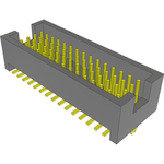 Samtec-MOLC-115-M1-S-Q-LC Connector Headers and PCB Receptacles Conn Shrouded Header (4 Sides) HDR 60 POS 1.27mm Solder ST SMD/Thru-Hole Tube