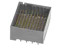 1704751127 - Impact 85 Ohm Plus 5 Pair Vertical Backplane Header, Unguided, Dual Endwalls, 10 Columns, 150 Circuits, Pin Length 4.90mm, Plated Through Hole Dimension 0.39mm, Lead Free