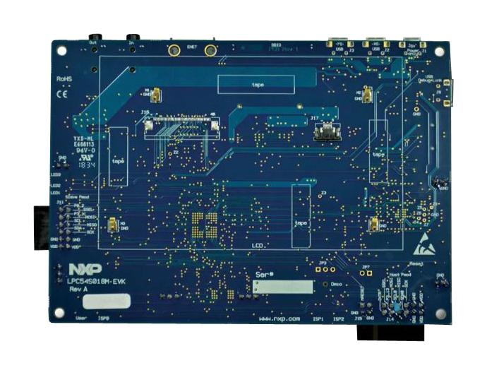 Development Board, LPCXpresso54S018M, LPC54S018M MCU, Link2 Debug, Arduino Uno, Pmod