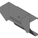 Hammond Manufacturing-1456KG4WHBU  Beige/Blue Aluminum Sloped Console Enclosure