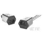 TE Connectivity-6EGS1-2 Power Entry Modules Power Entry Module EMI/RFI Filtered M 3 POS 250VACVAC 6A Fuse ST 1 Port