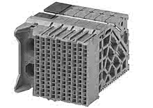 1704803020 - Impact 85 Ohm Plus 5 Pair Right-Angle Daughtercard, Left Guided, 10 Columns, 150 Circuits, Plated Through Hole Dimension 0.39mm, Lead Free