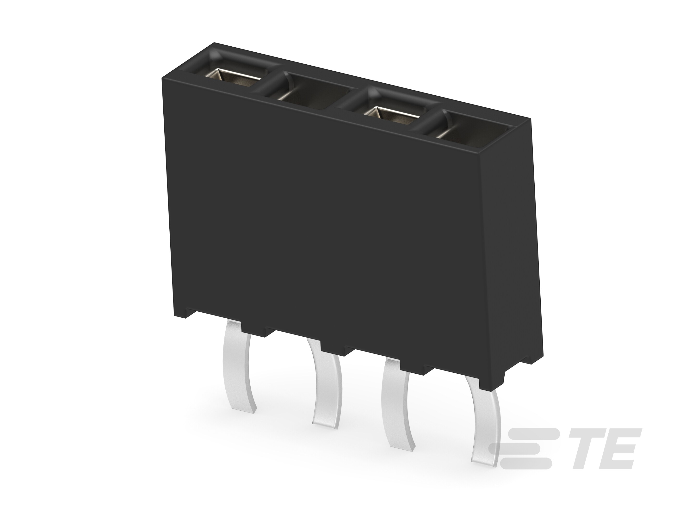 4P HV100 REC CON, SGL ROW, NON MAGNETIC-5-966444-4 4P HV100 REC CON, SGL ROW, NON MAGNETIC-5-966444-4