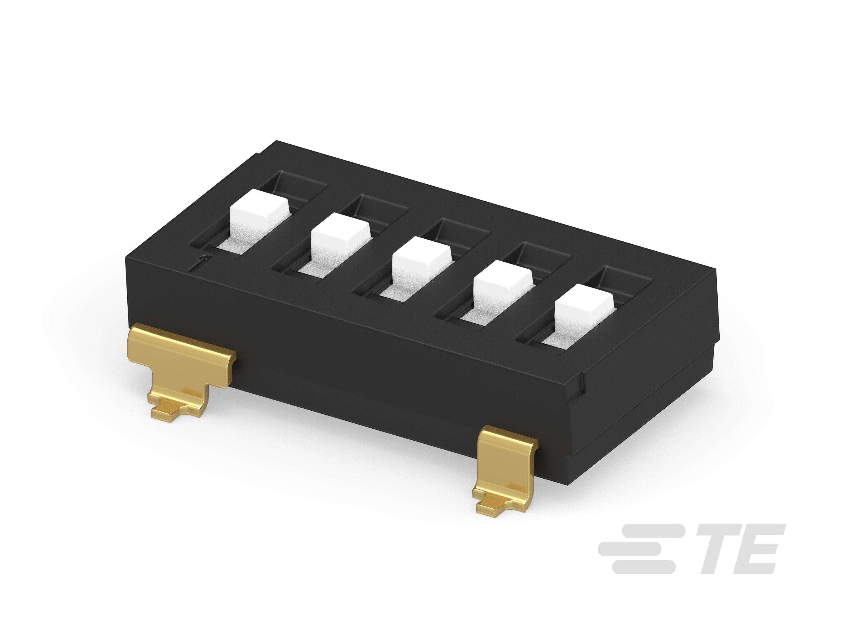 TRI-STATE DIP 5P G RAISED T&R-1-2319747-7