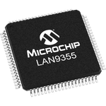 Microchip Technology-LAN9355I/PT Ethernet Switches Ethernet Switch 3-Port 80-Pin TQFP EP Tray