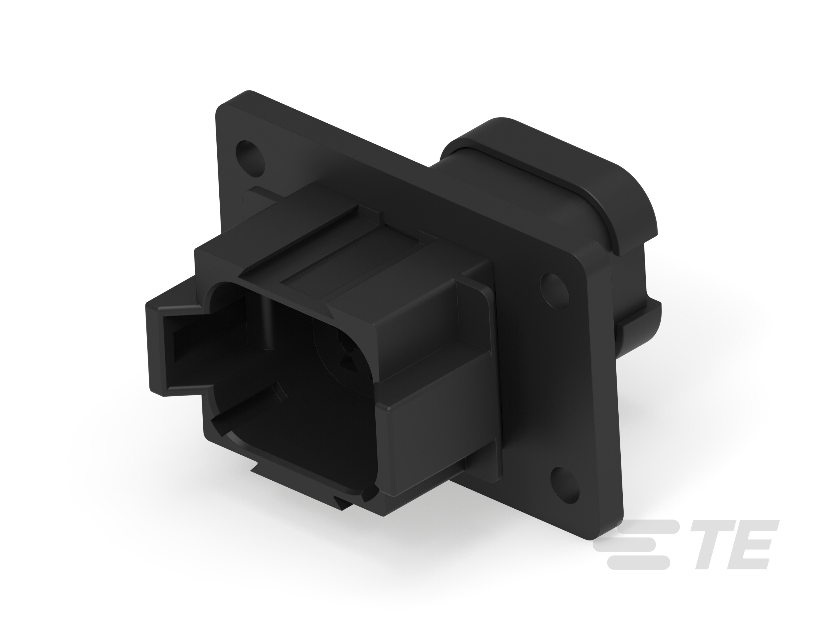REC, 8P, BLK, N, CAP, FLANGE, A-DT04-08PA-LE11 REC, 8P, BLK, N, CAP, FLANGE, A-DT04-08PA-LE11