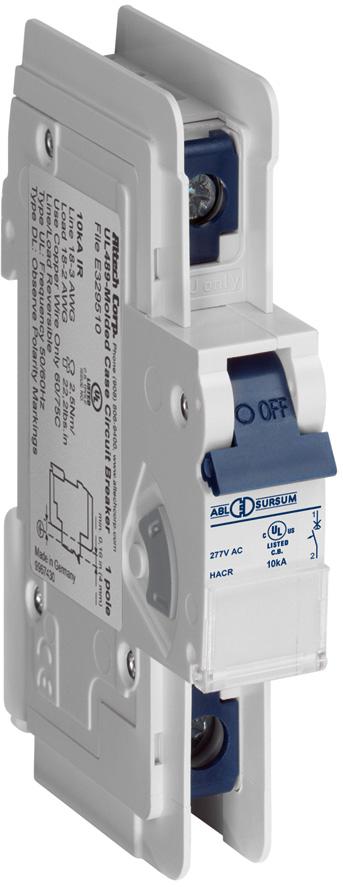 Altech Corporation-1C20UL Circuit Breakers Circuit Breaker Molded Case 1Pole 20A 277VAC 125VDC