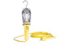 1301020103 - Super-Safeway Rubber Hand Lamp with 100W Screw Release Guard with Reflector, with Switch, Cord Length 15.24m (50.0'), Cord Type 16/3 SOOW 1301020103 - Super-Safeway Rubber Hand Lamp with 100W Screw Release Guard with Reflector, with Switch, Cord Length 15.24m (50.0'), Cord Type 16/3 SOOW