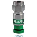 Belden-FSNS6PL-25 Connector RF Conn Type F 75Ohm ST Cable Mount PL Gold Pack