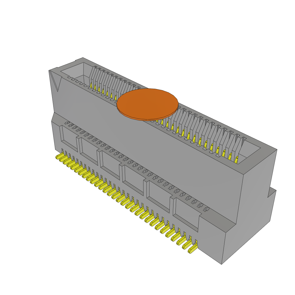 Samtec-MEC6-130-02-L-DV-A-K Connector Card Edge Conn Card Edge SKT 60 POS 0.635mm Solder ST SMD Tray