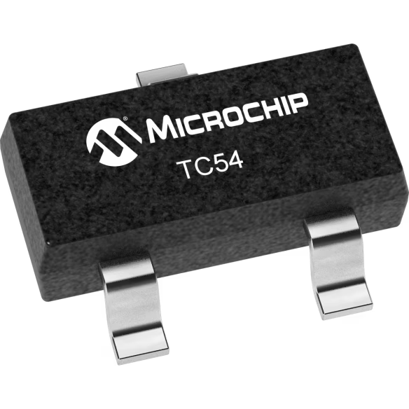 Microchip Technology-TC54VN2902ECB713 Supervisory Circuits Processor Supervisor 2.9V 1 Active Low/CMOS/Open Drain 3-Pin SOT-23A T/R
