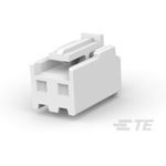 TE Connectivity-7-1123722-2 Connector Discrete Wire Housing Conn Housing PL 2 POS 3.69mm Crimp ST Cable Mount Natural Bag