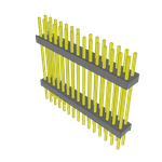 Samtec-ZW-15-19-G-D-817-261-016 Connector Headers and PCB Receptacles Conn Board Stacker HDR 30 POS 2.54mm Solder ST Top Entry Thru-Hole Bulk
