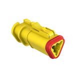Amphenol-AT06-3S-OMYEL Connector Discrete Wire Housing Conn Housing PL 3 POS Crimp ST Cable Mount Yellow Amphenol-AT06-3S-OMYEL Connector Discrete Wire Housing Conn Housing PL 3 POS Crimp ST Cable Mount Yellow