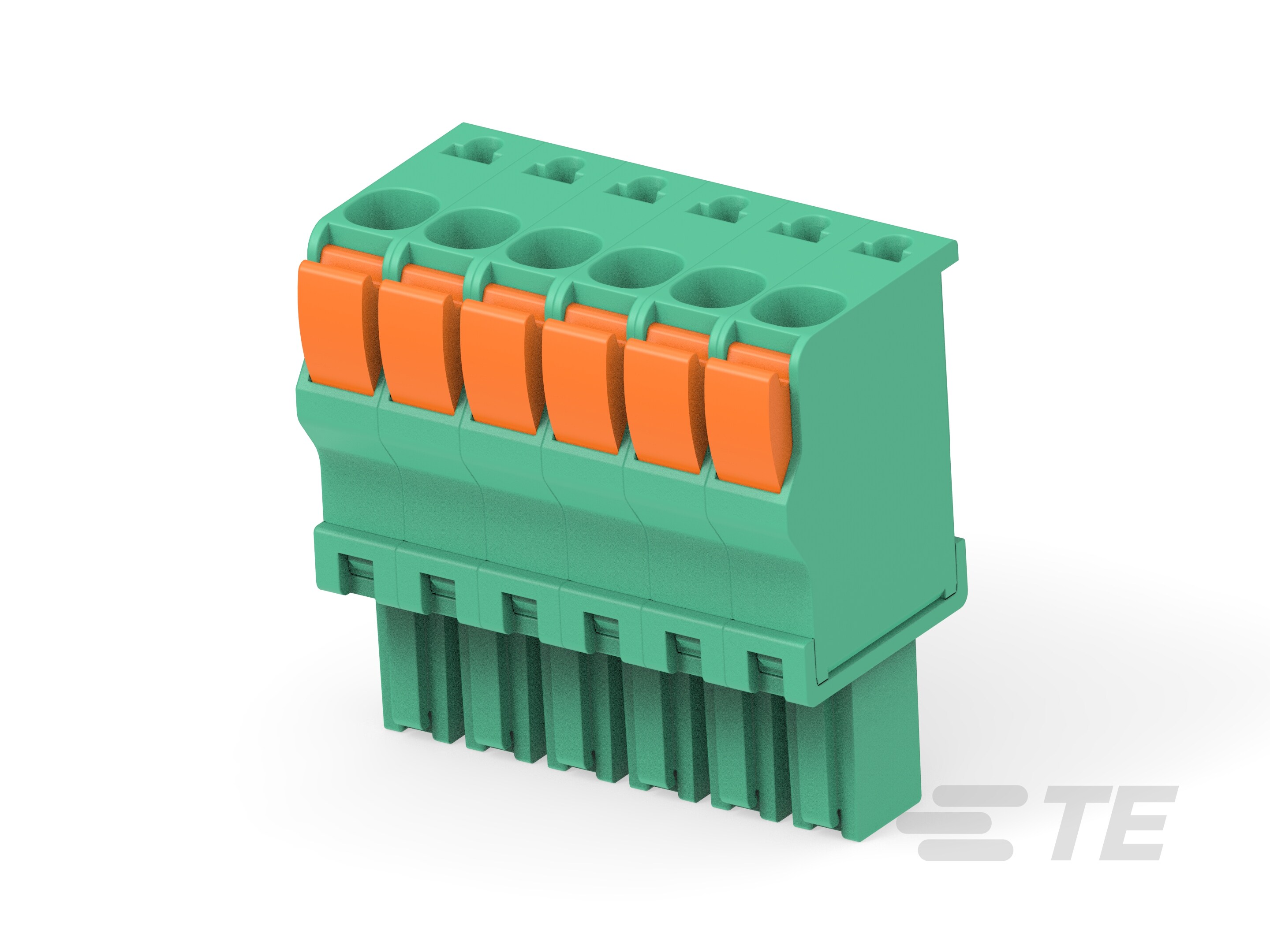 STR PLUG SPRING TYPE RH 6P, 3.50mm-1986692-6 STR PLUG SPRING TYPE RH 6P, 3.50mm-1986692-6