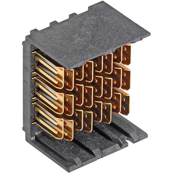 Molex-1713351808 Connector Backplane Conn Backplane HDR 48 POS 1.9mm Press Fit ST Thru-Hole Impel™ Tray