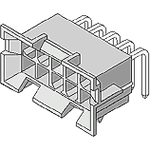 Molex-0437590004 Connector Headers and PCB Receptacles Conn Header HDR 36 POS 4.2mm Solder RA Thru-Hole 36 Terminal 1 Port Mini-Fit BMI Tray
