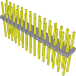 Samtec-MTLW-115-09-S-D-270 Connector Headers and PCB Receptacles Conn Unshrouded Header HDR 30 POS 2.54mm Solder ST Top Entry Thru-Hole Bulk