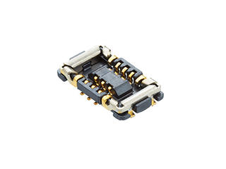 5050660622 - SlimStack Board-to-Board Receptacle, 0.35mm Pitch, SSB RP Series, 0.60mm  Mated Height, 2.00mm Mated Width, 6 Circuits, Armor Nail