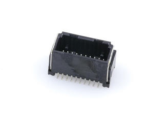5054332071 - 1.25mm Pitch, Micro-Lock Plus PCB Header, Dual Row, Vertical, Surface Mount, Tin-Bismuth Plating, Positive Lock, 20 Circuits, Black