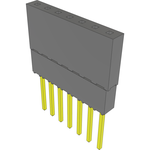 Samtec-ESQ-107-24-G-S Connector Headers and PCB Receptacles Conn Elevated Socket SKT 7 POS 2.54mm Solder ST Top Entry Thru-Hole Tube Samtec-ESQ-107-24-G-S Connector Headers and PCB Receptacles Conn Elevated Socket SKT 7 POS 2.54mm Solder ST Top Entry Thru-Hole Tube