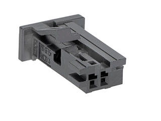 2058272021 - ConnTAK50 Tang Receptacle, Single Row, 2 Circuits, Key A, Black