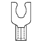 Molex-19098-0074 Connector Terminals Snap Spade Tongue Terminal 10-12AWG Copper 19.6mm Tin Krimptite™ Bag