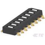 TE Connectivity-1-1825006-6 Switch DIP Switch DIP OFF ON SPST 8 Recessed Slide 0.025A 24VDC Gull Wing 2.54mm SMD T/R