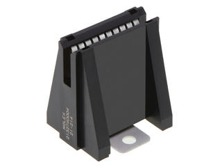 2132740004 - PowerPlane Bus Bar Assembly, Vertical Mount, Single Hole, Open Side Walls, Silver (Ag) Plated